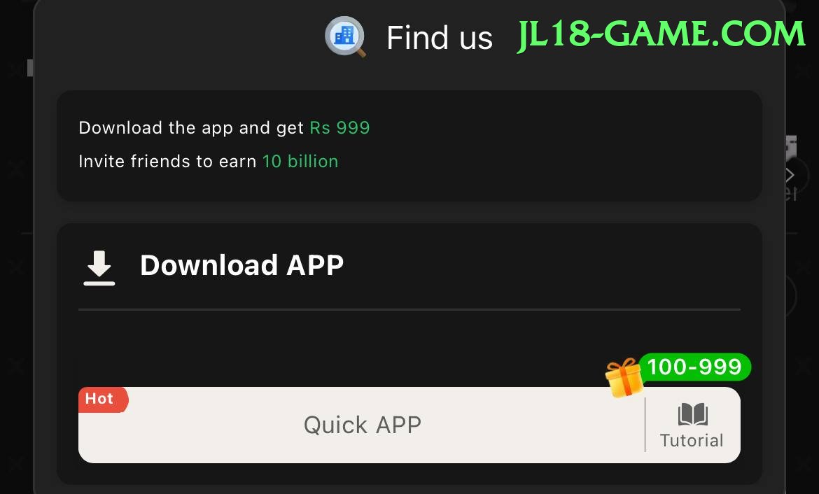 JL18 Game game app for Pakistan players